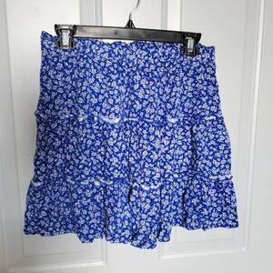 Love on a Hanger flowy floral mini skirt